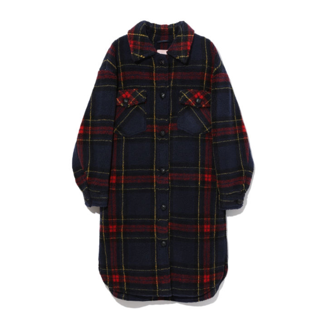 BAPY BY BATHING APE tartan overcoatベイピー