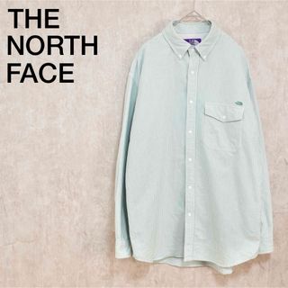 ザノースフェイス(THE NORTH FACE)のザノースフェイスパープルレーベル ストライプオックスボタンダウンシャツ(シャツ)