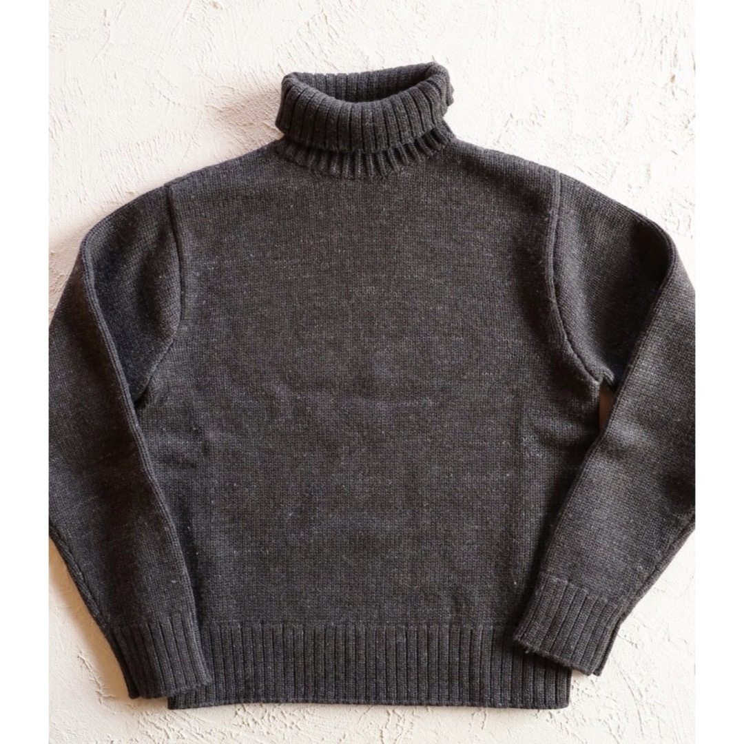 RRL - 新品*RRL*ウールコットン タートルネック セーター*L RRL - 新品*RRL*ウールコットン タートルネック セーター*L