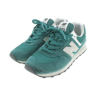 ニューバランス(New Balance)のNew Balance ニューバランス スニーカー 27cm 青緑系x白 【古着】【中古】(スニーカー)