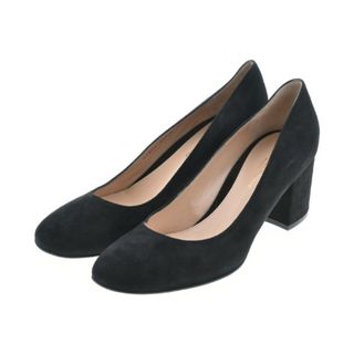 ジャンヴィットロッシ(Gianvito Rossi)のGianvito Rossi パンプス EU38(24.5cm位) 黒 【古着】【中古】(ハイヒール/パンプス)