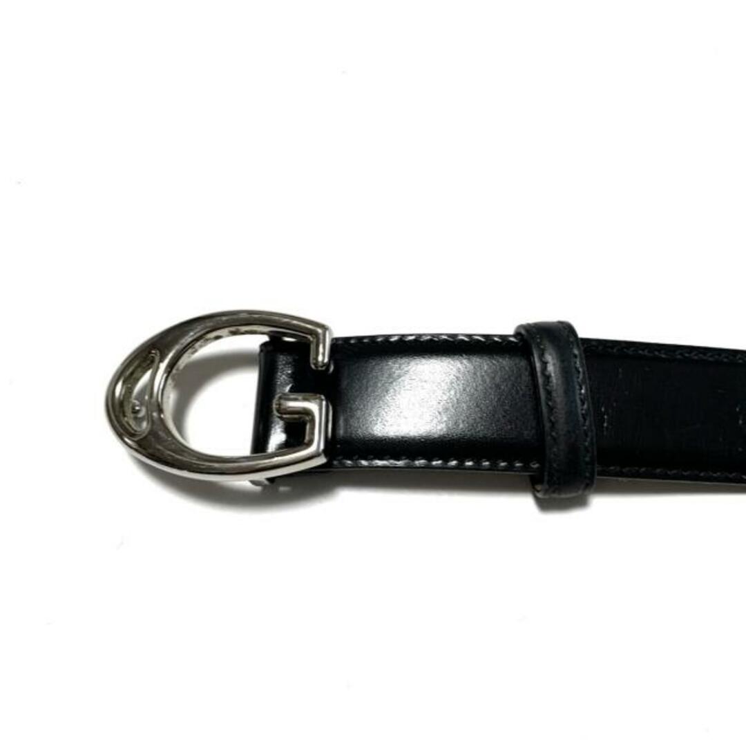 Gucci(グッチ)のGUCCI(グッチ) ベルト - 黒×シルバー レディースのファッション小物(ベルト)の商品写真