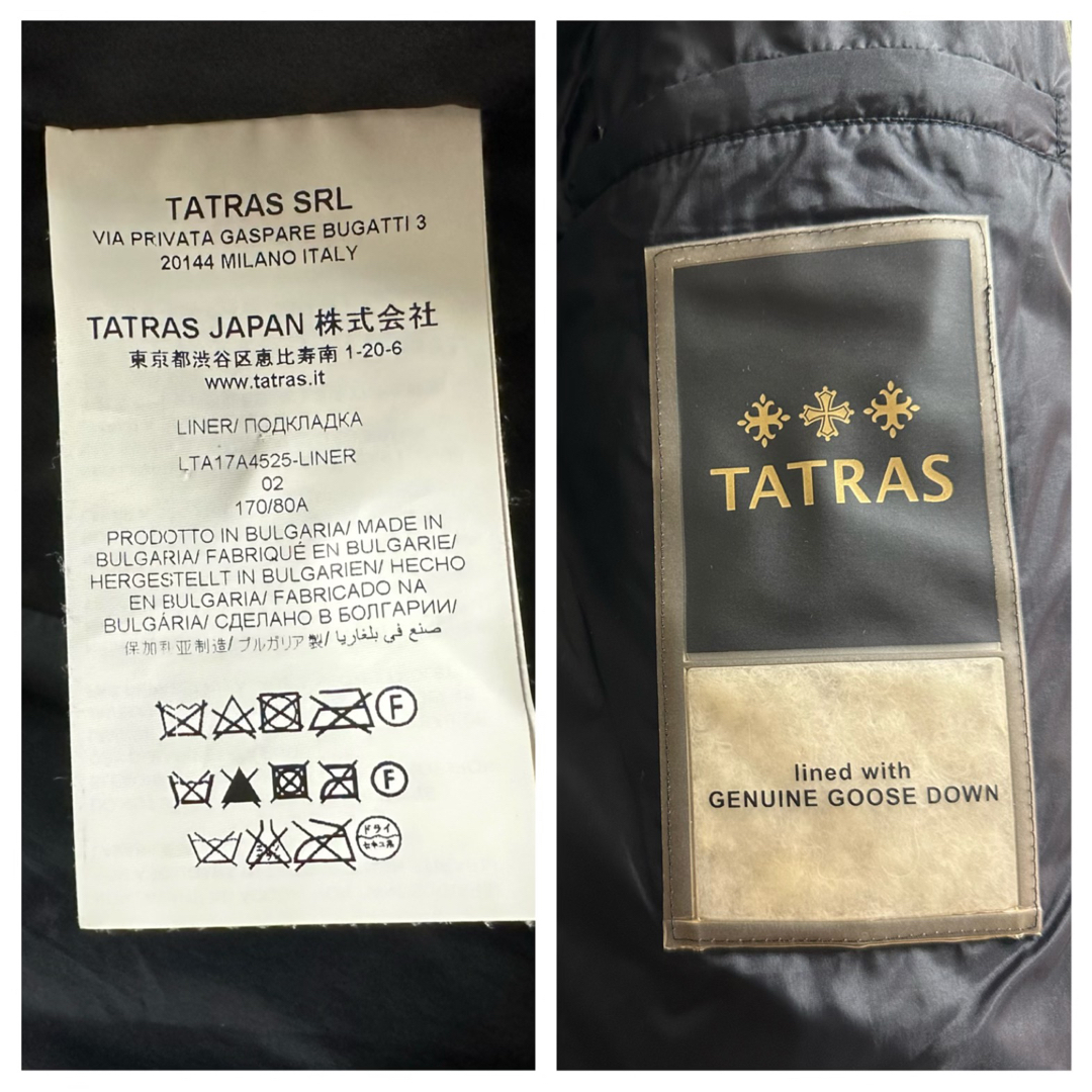 TATRAS(タトラス)のお値引き✨TATRAS タトラス インナーダウン付き モッズコート レディースのジャケット/アウター(モッズコート)の商品写真