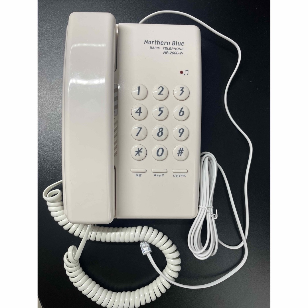 固定電話機 ノーザンブルー インテリア/住まい/日用品のオフィス用品(OA機器)の商品写真