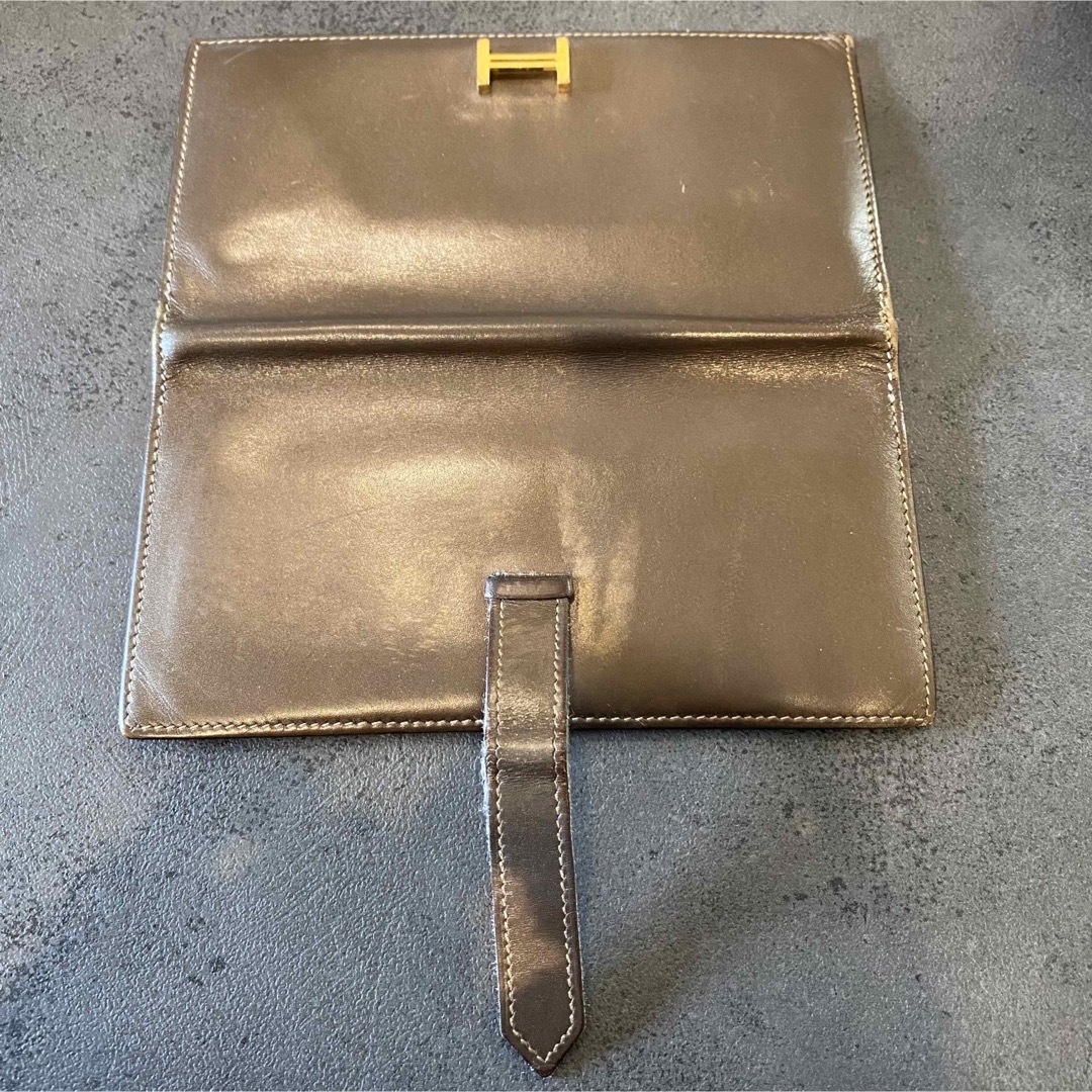 HERMES - エルメス 長財布 メンズ ブラウン HERMES メンズ長財布 HERMES - エルメス 長財布 メンズ ブラウン HERMES メンズ長財布