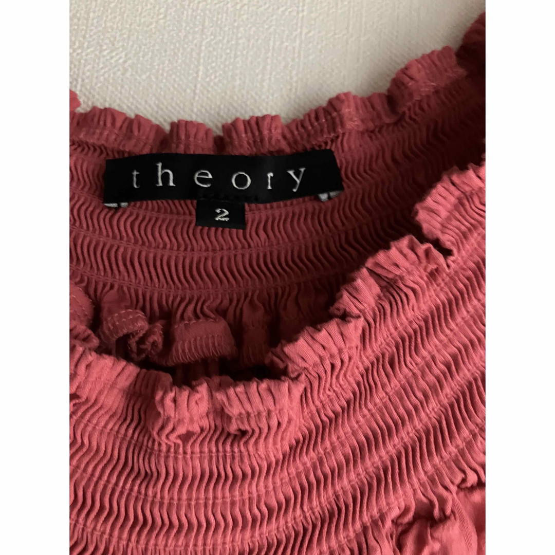 theory(セオリー)のセオリー　ワンピース　ピンク　未使用品 レディースのワンピース(ロングワンピース/マキシワンピース)の商品写真