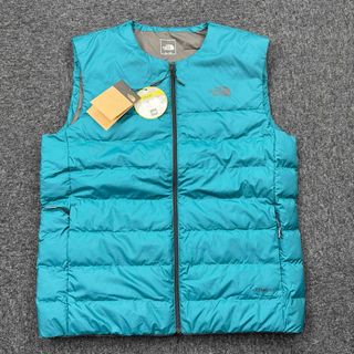 ザノースフェイス(THE NORTH FACE)のノースフェイス　定番ダウンベスト　XL グリーン 日本未入荷(ダウンベスト)