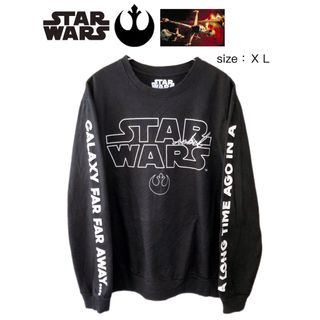 STAR WARS　Rebel Alliance　スウェット　XL　黒　US古着(スウェット)