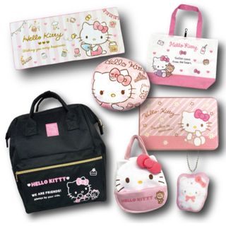 ハローキティ(ハローキティ)のSanrio lucky bagサンリオのキャラクターたちの豪華7点セット(リュック/バックパック)