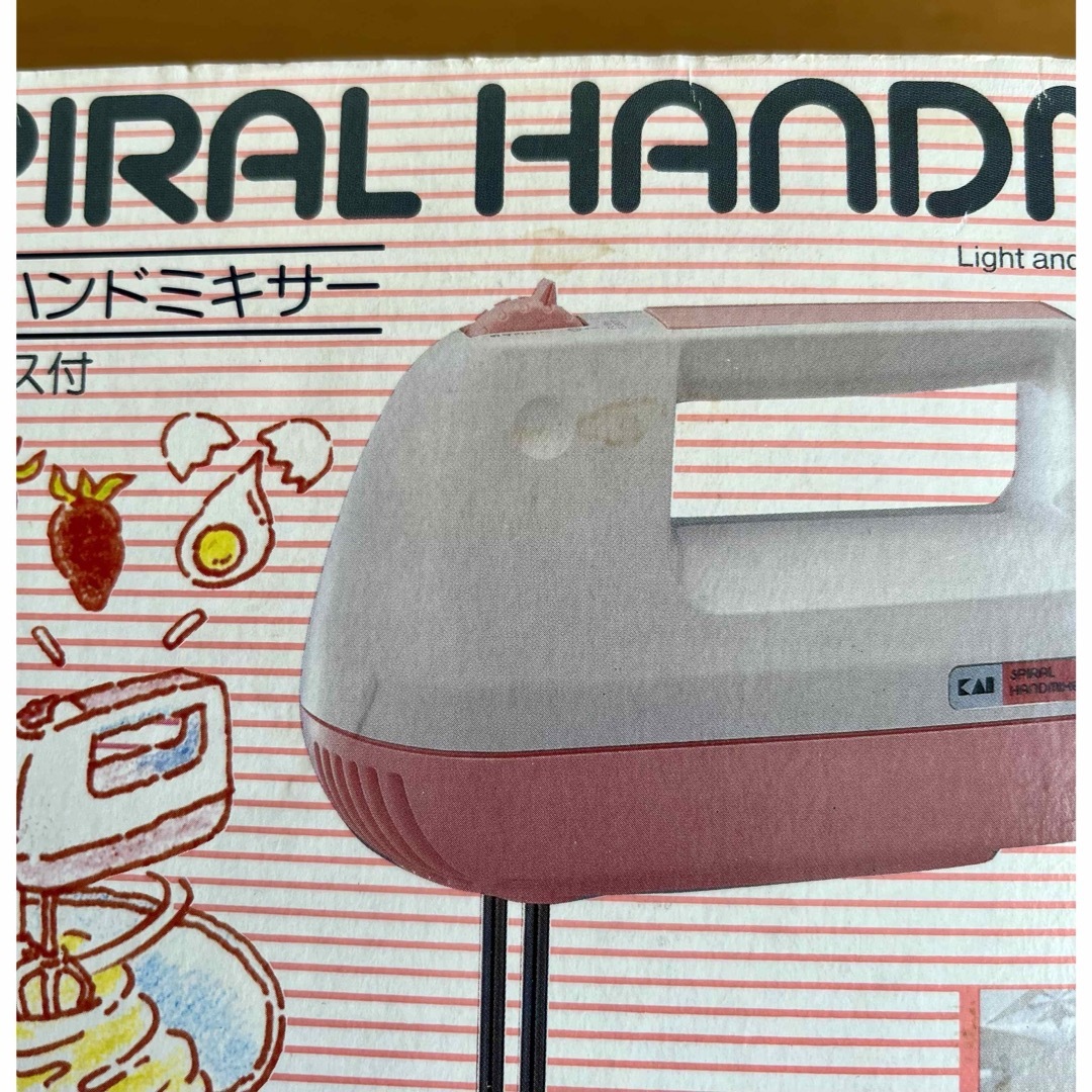 貝印 - KAI SPIRAL HANDMIXER DL-0201電気式ハンドミキサーの 貝印 - KAI SPIRAL HANDMIXER DL-0201電気式ハンドミキサーの