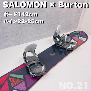 サロモン(SALOMON)のスノーボードSALOMON surface 142 BURTON(ボード)