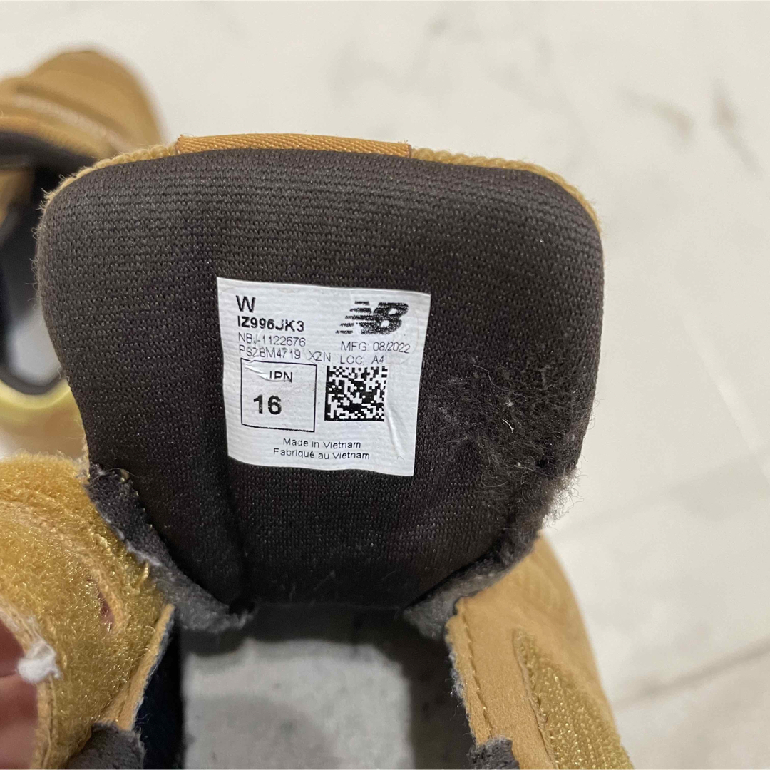 New Balance(ニューバランス)のニューバランス　16㎝　2022秋冬限定モデル キッズ/ベビー/マタニティのキッズ靴/シューズ(15cm~)(スニーカー)の商品写真