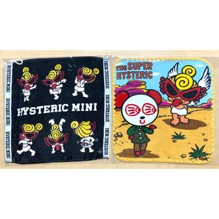 ヒステリックミニ(HYSTERIC MINI)のヒスミニ☆正規品☆新品☆ハンドタオル☆2枚セット☆ポージング☆天使☆12(タオル/バス用品)