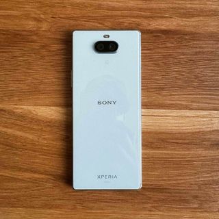 エクスペリア(Xperia)のXperia8 ブルー　SOV42(スマートフォン本体)