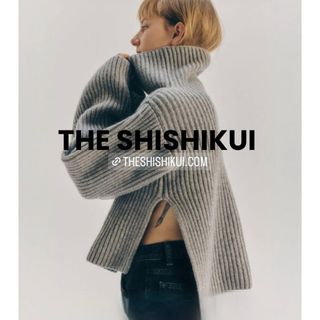 THE SHISHIKUI カシミヤニット　グレー(ニット/セーター)