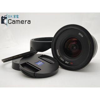 コニカミノルタ(KONICA MINOLTA)のCarl Zeiss Touit Distagon 12ｍｍ F2.8 T＊ SONY E-mount フード フィルター 付 美品 ソニー カールツァイス(レンズ(単焦点))