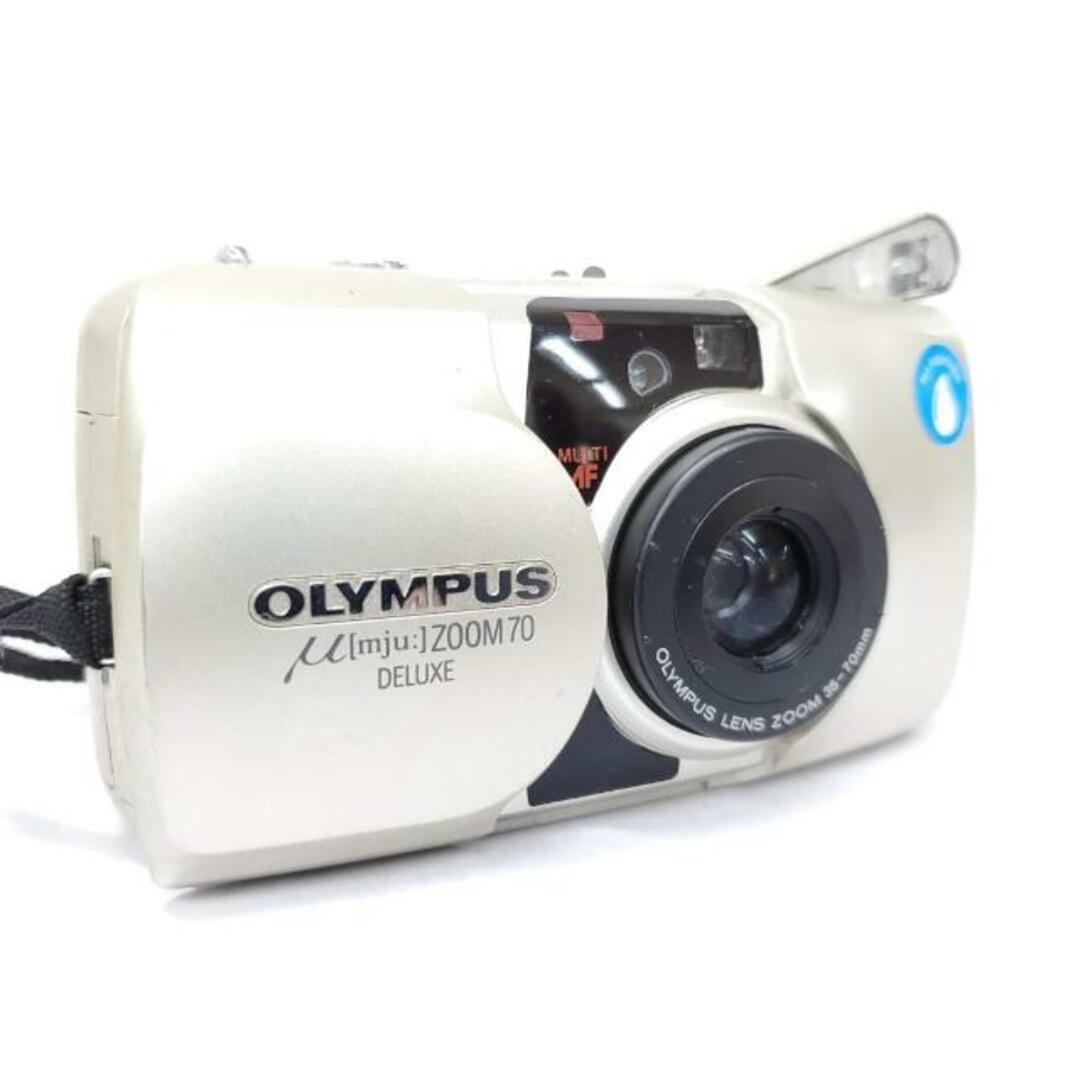 綺麗な完動品【青が綺麗なエモい写り◇昭和レトロ】OLYMPUS μ ZOOM70