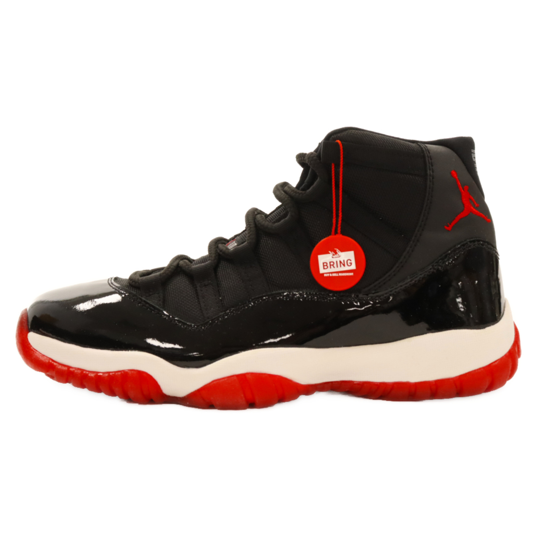 NIKE ナイキ 【鑑賞用】01年製 AIR JORDAN 11 RETRO PLAYOFFS エア ジョーダン プレーオフ ハイカットスニーカー US8/26cm ブラック 136046-061290センチワイズ