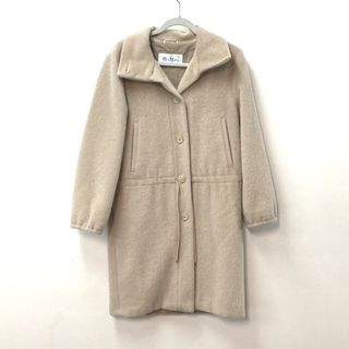 マックスマーラ(Max Mara)のマックスマーラ MAX MARA アパレル アウター 長袖 ファーコート アルパカ ベージュ(ピーコート)