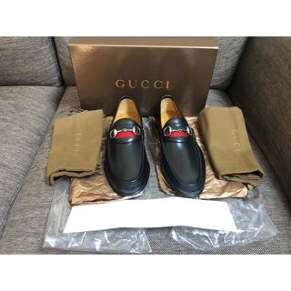 グッチ(Gucci)のグッチGUCCI シェリーラインホースビットローファー41.5(ドレス/ビジネス)