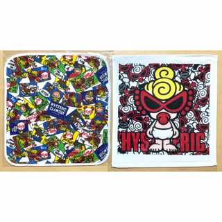 ヒステリックミニ(HYSTERIC MINI)のヒスミニ☆正規品☆新品☆ハンドタオル☆2枚セット☆ヒステリックミニ☆18(タオル/バス用品)