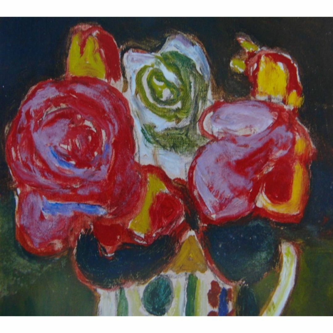 鈴木 信太郎、バラ、人気作品、希少画集・額装画、新品高級額 鈴木 信太郎、バラ、人気作品、希少画集・額装画、新品高級額