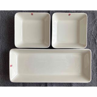 イッタラ(iittala)のiittala イッタラ Teema ティーマ スクエアプレート＆プラター 3点(食器)