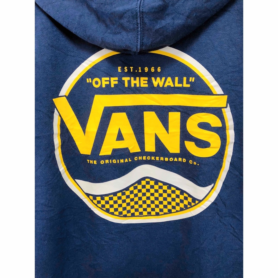 VANS(ヴァンズ)のVANS　パーカー　S　ネイビー　USA古着 メンズのトップス(パーカー)の商品写真