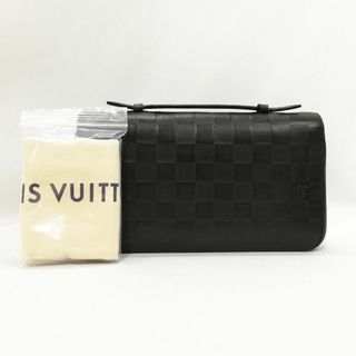 ルイヴィトン(LOUIS VUITTON)の【良品】ルイ・ヴィトン（ダミエ・アンフィニ）ジッピーXL　クラッチバッグ(長財布)