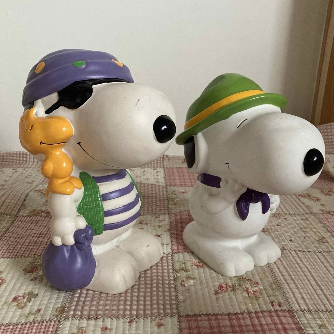 SNOOPY - レトロ スヌーピー 貯金箱 ソフビ vintage peanutsの SNOOPY - レトロ スヌーピー 貯金箱 ソフビ vintage peanutsの