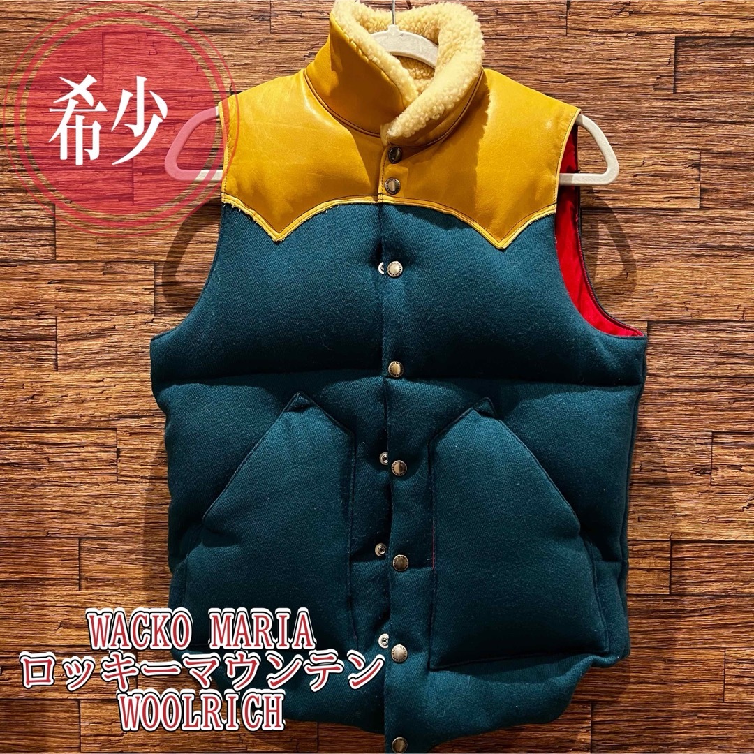 WACKO MARIA×ROCKY MOUNTAIN ダウンベスト メンズ商品状態