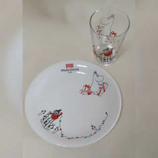 ムーミン(MOOMIN)のムーミンカフェ 2015クリスマス/タンブラー&プレート(食器)