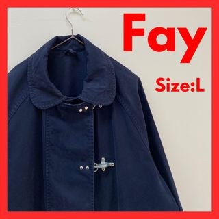 フェイ(FAY)の【美品】古着　Fay ファイヤーマン　ジャケット　メンズ　ネイビー　L(その他)