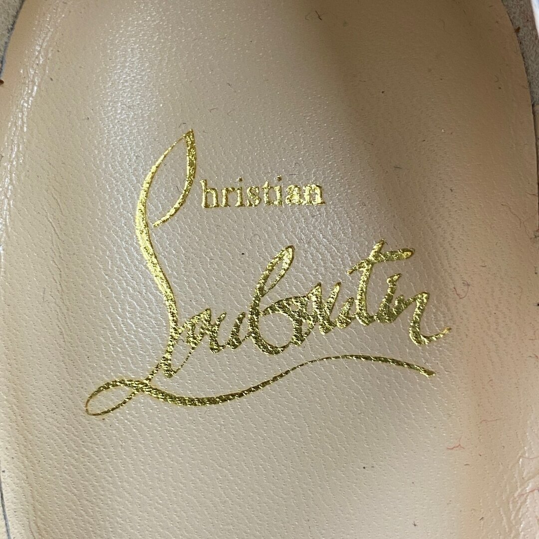 Christian Louboutin(クリスチャンルブタン)の11L6 イタリア製 Christian Louboutin クリスチャンルブタン パンプス スエード 34.5 ブラック レディース ピンヒール ハイヒール レディースの靴/シューズ(ハイヒール/パンプス)の商品写真