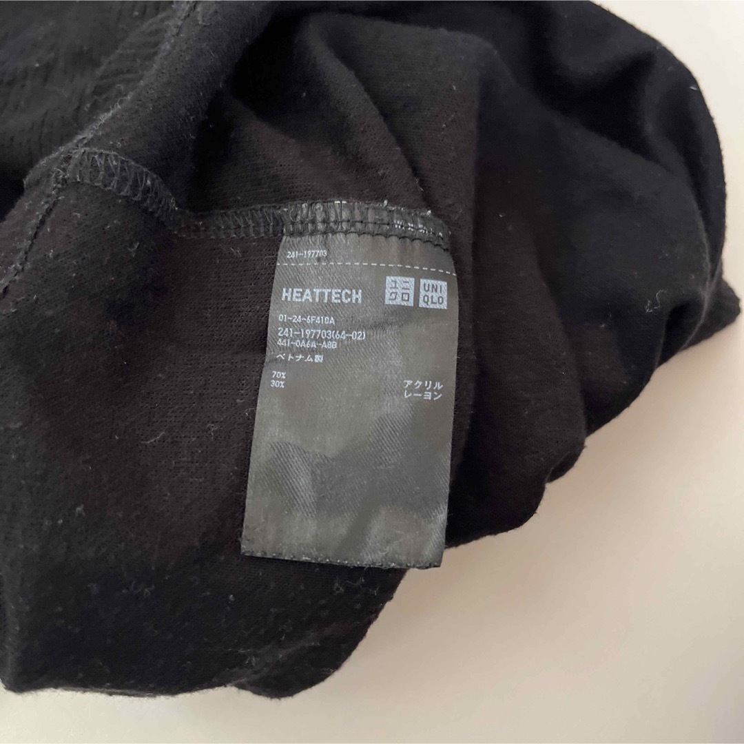 UNIQLO(ユニクロ)のUNIQLO ヒートテックリブカットソー レディースのトップス(カットソー(長袖/七分))の商品写真