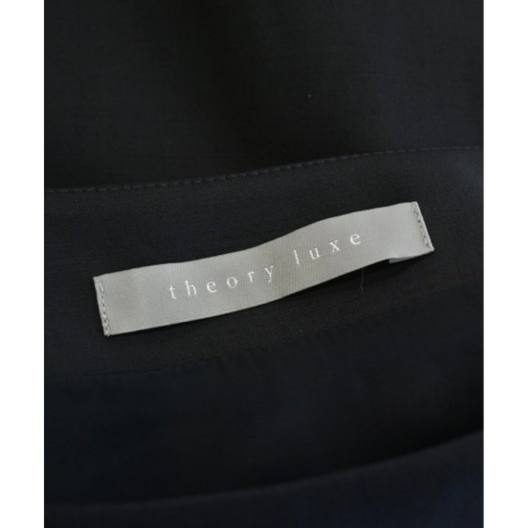 Theory luxe(セオリーリュクス)のtheory luxe セオリーリュクス ワンピース 42(L位) 黒 【古着】【中古】 レディースのワンピース(ひざ丈ワンピース)の商品写真