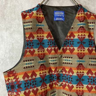 PENDLETON - 90s USA製 □ ペンドルトン ウール x ダック リバーシブル