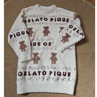 ジェラートピケ(gelato pique)のジェラートピケ アグリーベアジャガードワンピース(ルームウェア)