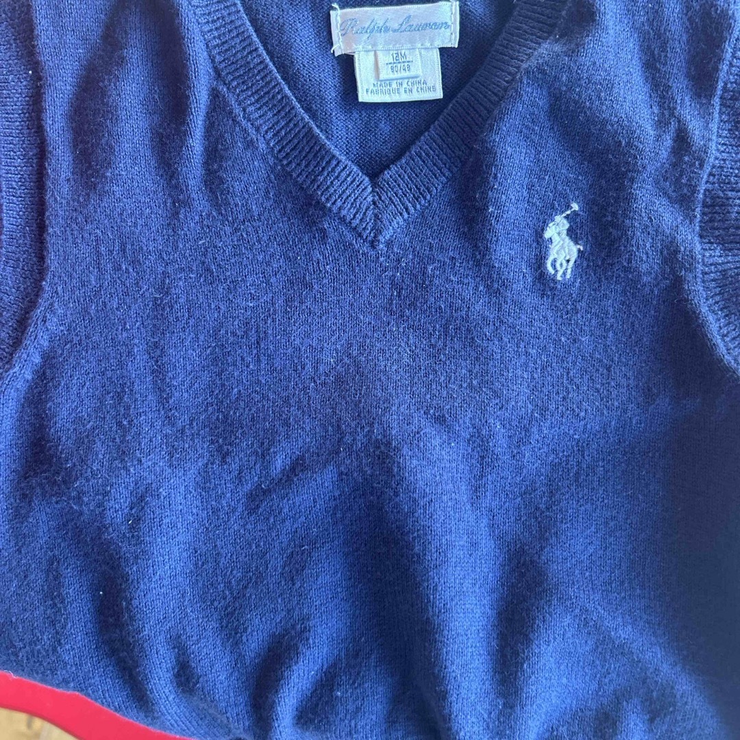 Ralph Lauren(ラルフローレン)のラルフローレン　ベスト　80 キッズ/ベビー/マタニティのベビー服(~85cm)(ニット/セーター)の商品写真