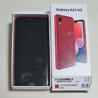 ギャラクシー(Galaxy)のSAMSUNG Galaxy A23 5G SCG18 レッド(スマートフォン本体)