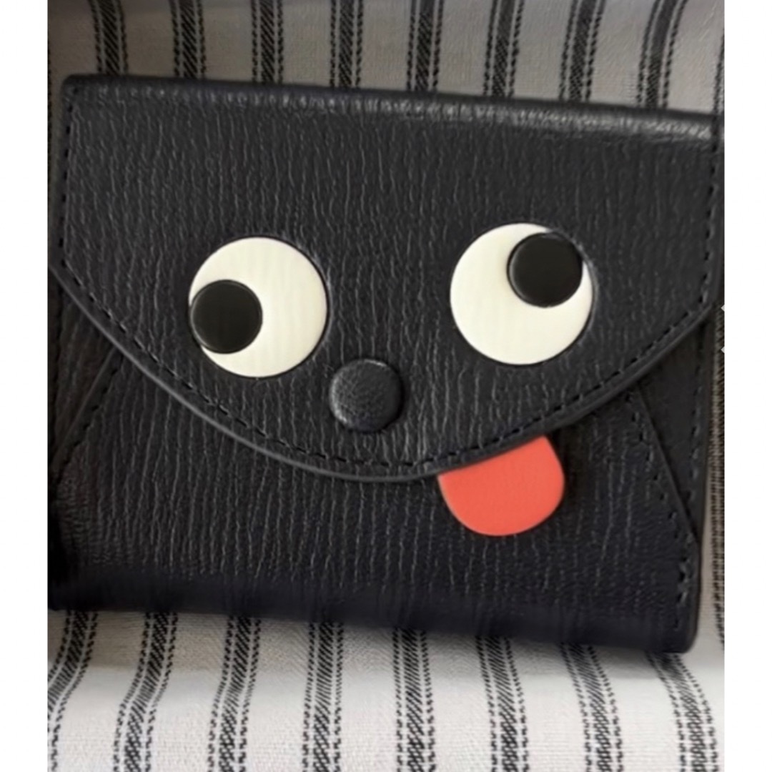 ANYA HINDMARCH(アニヤハインドマーチ)の【ANYA HINDMARCH】アニヤハインドマーチ　ミニ財布　ネイビー　新品 レディースのファッション小物(財布)の商品写真