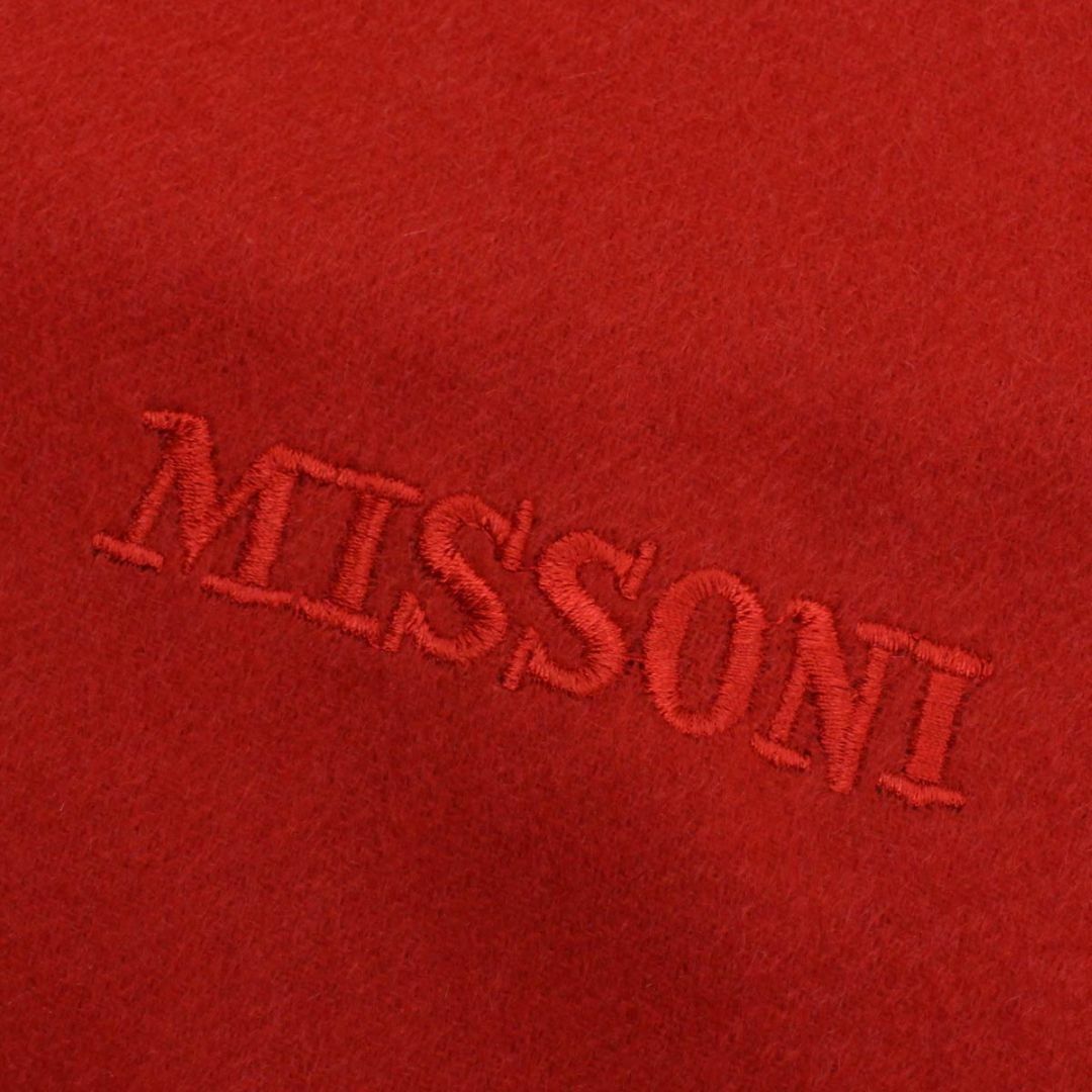 MISSONI(ミッソーニ)の【新品】ミッソーニ カシミアマフラー 6345 レッド系 メンズ レディース レディースのファッション小物(マフラー/ショール)の商品写真