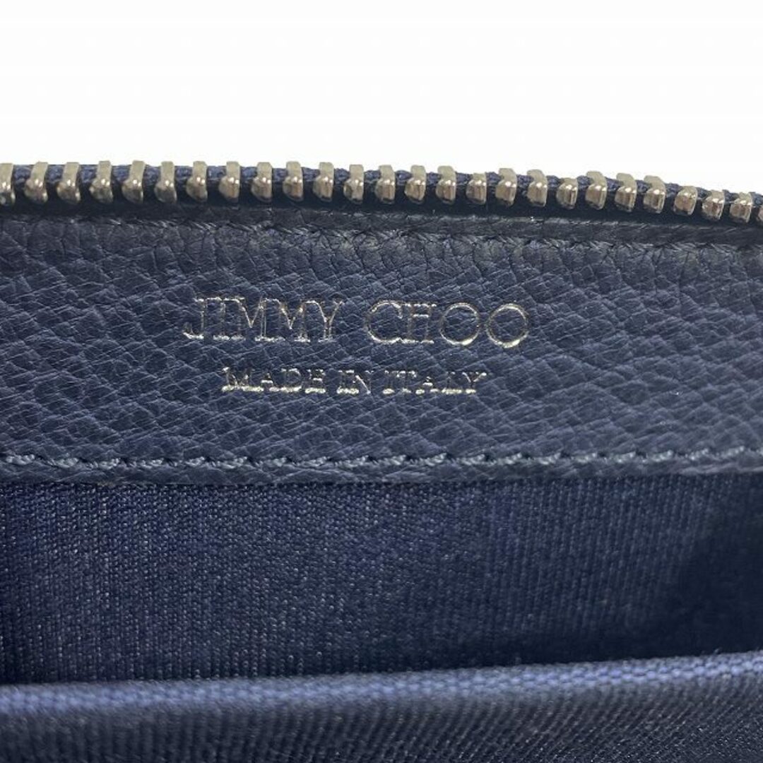 JIMMY CHOO(ジミーチュウ)のジミーチュウ ROMA L字ファスナー コインケース 財布 スタースタッズ  メンズのファッション小物(コインケース/小銭入れ)の商品写真