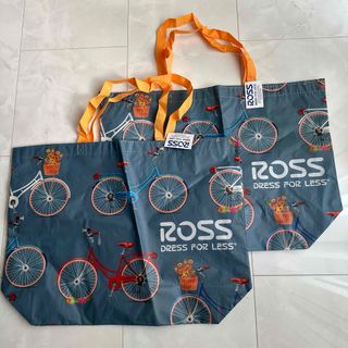 新品ROSS DRESS FOR LESS ロスドレスエコバッグ　自転車柄2枚(エコバッグ)