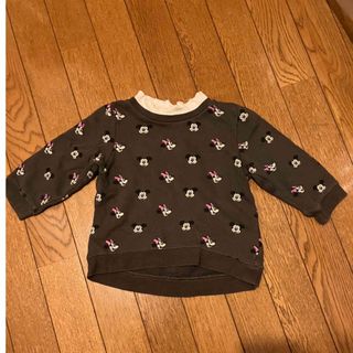 プティマイン(petit main)のpetit mainトレーナー　Disney 90cm(Tシャツ/カットソー)