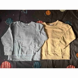 ザラキッズ(ZARA KIDS)のzara kids ポケットスウェット　2枚セット(その他)