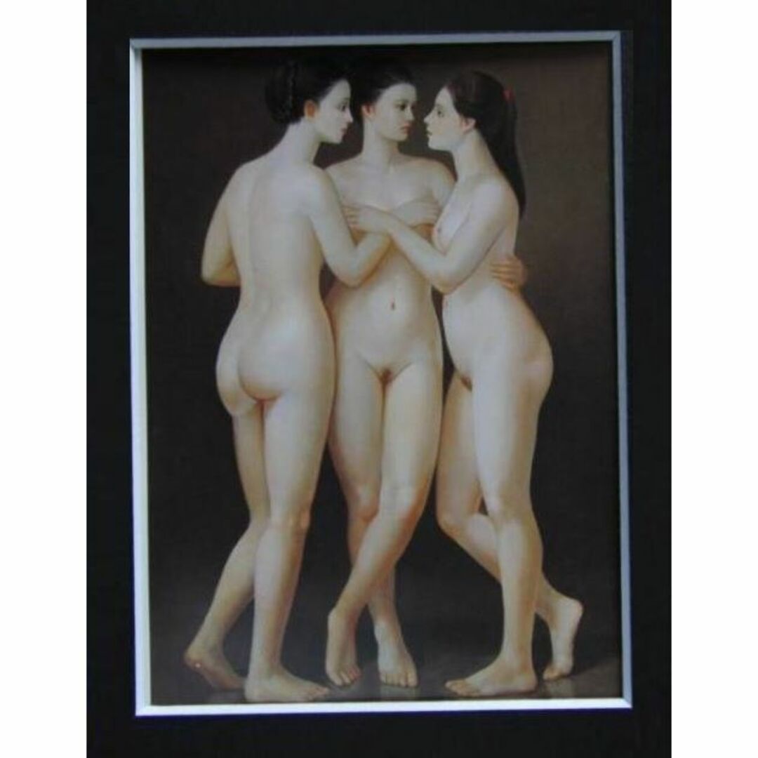 沢田憲良　【３人の裸婦（トルヴァルセンの三大美神による）】絵画/タペストリー