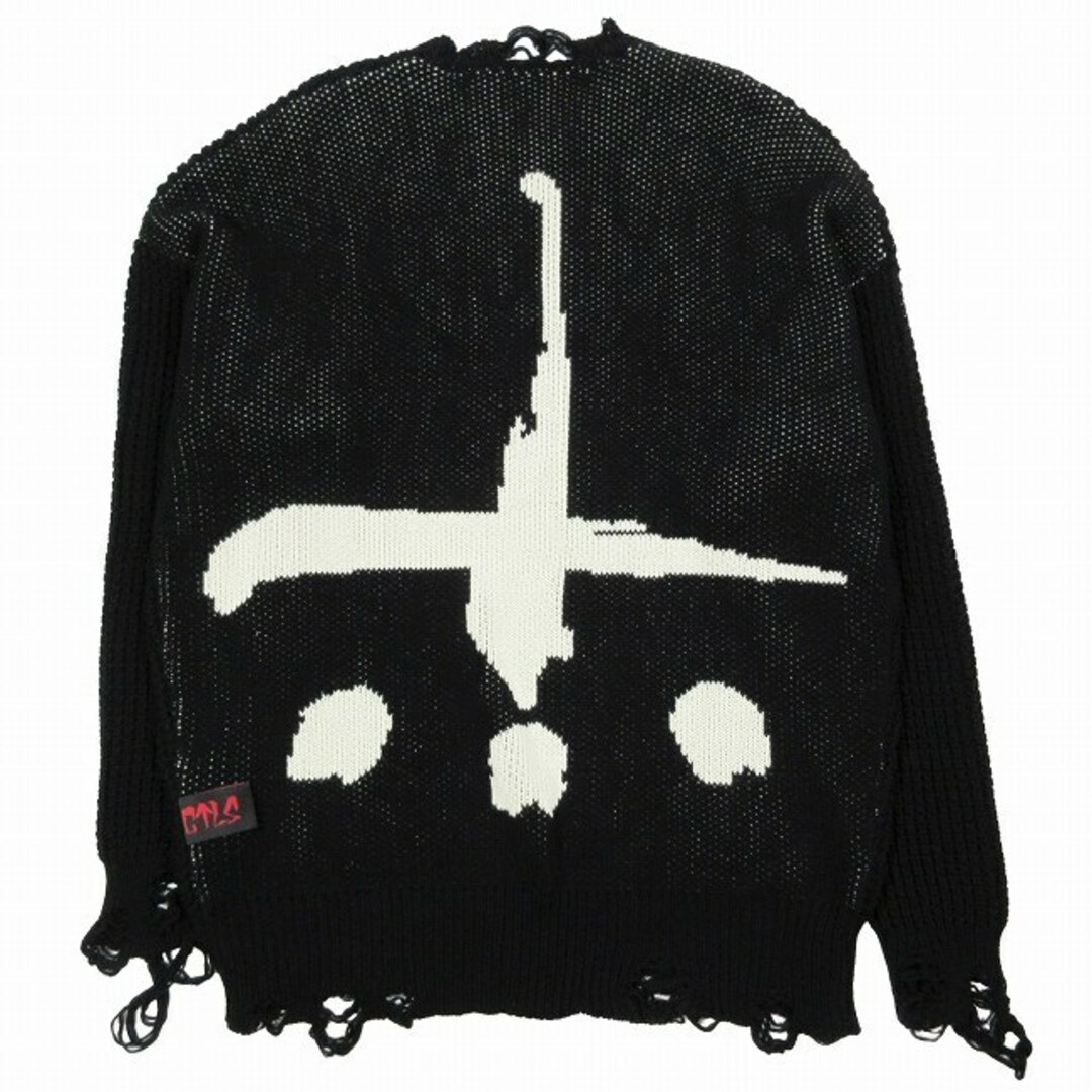 22AW 美品 CVTVLIST CRASH KNIT ニット セーター84cmゆき丈