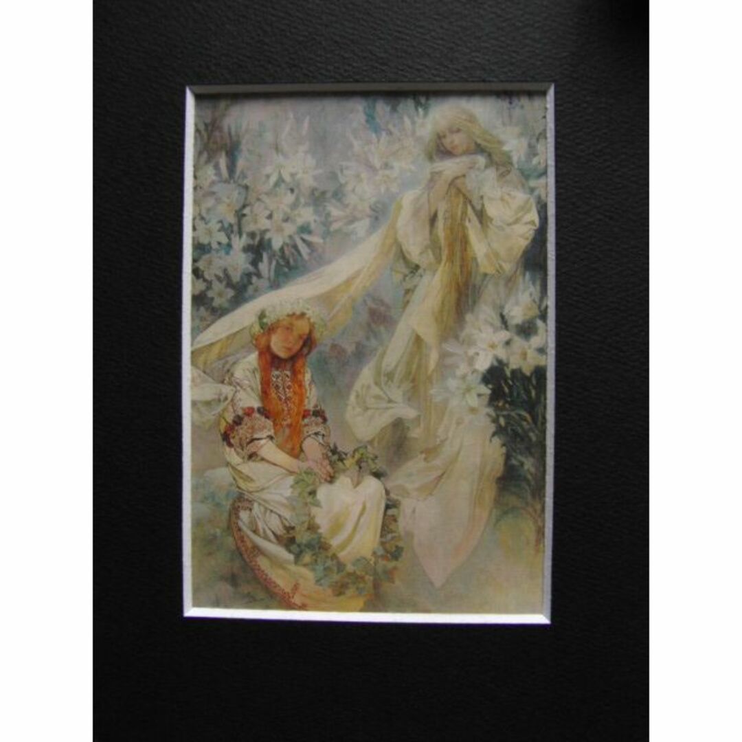 アルフォンス・ミュシャ、百合の中の聖母、希少な画集よりの通販 アルフォンス・ミュシャ、百合の中の聖母、希少な画集よりの通販