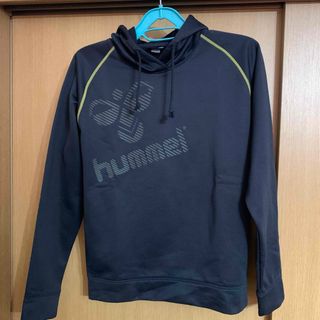 ヒュンメル(hummel)のヒュンメル　パーカー　裏起毛　メンズL　ブラック(パーカー)